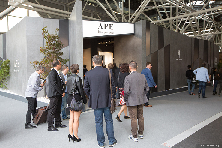 Стенд Ape на Cersaie 2015