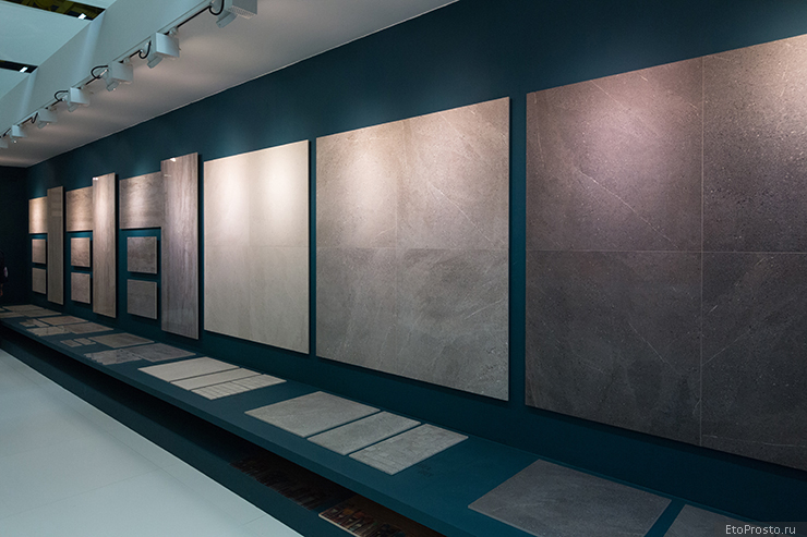 Многообразие серых плиток от фабрики Colli