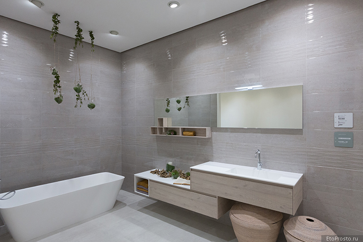 Серая плитка Del Conca