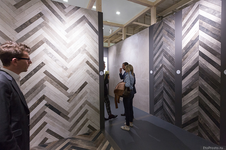 Раскладка из досок раных оттенков серого - фабрика Fioranese