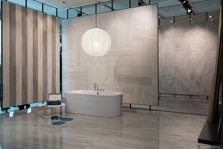 Серый керамогранит под камень от фабрики Kale.