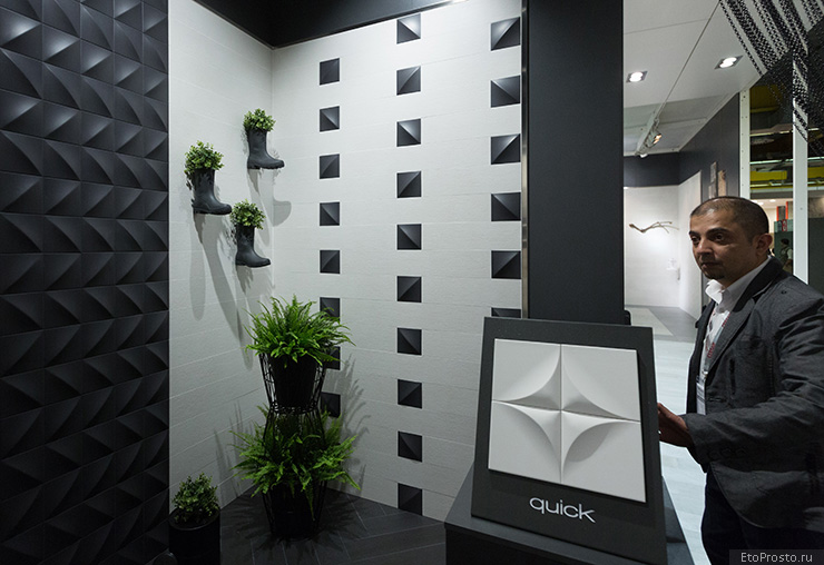 Объемные декоры Saloni Cersaie 2015