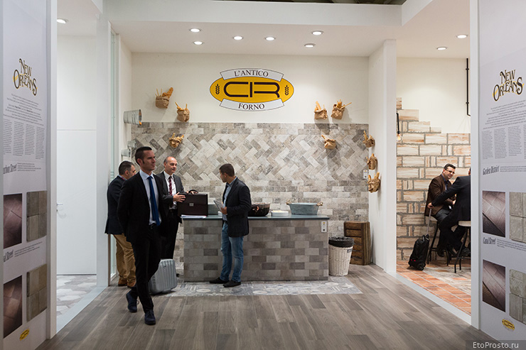 Светлая плитка под кирпич от фабрики Cir