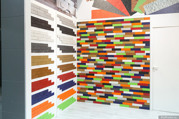 Самые яркие цвета плитки под кирпич у фабрики Granitoforte