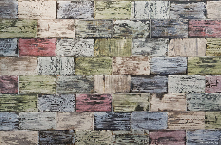 Плитка под кирпич с фактурой дерева от фабрики Mainzu