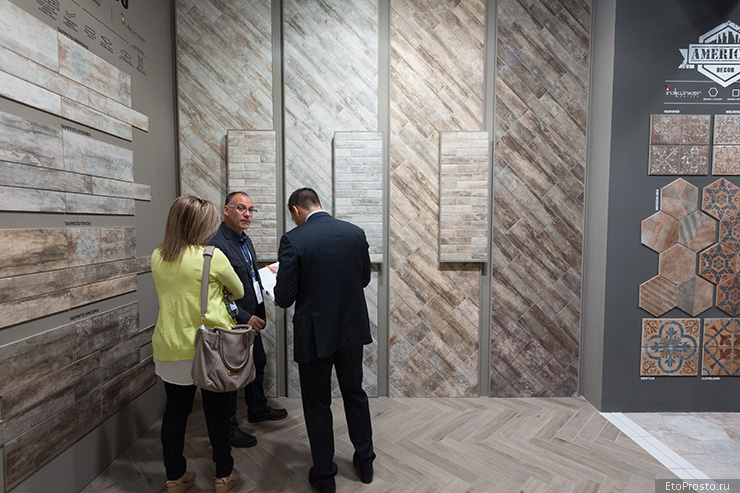 Плитка кипричного формата с фактурой дерева от фабрики Natucer