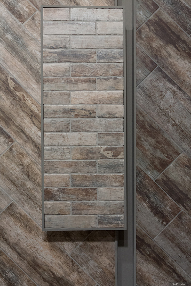 Плитка под кирпич с фактурой дерева от фабрики Natucer