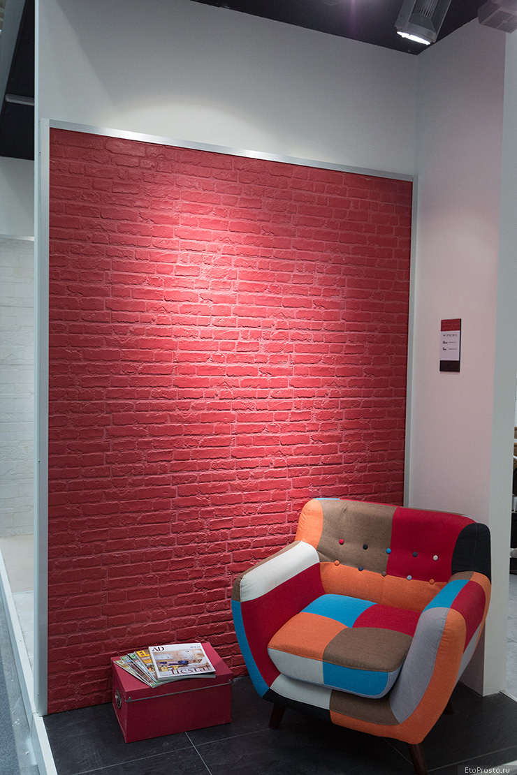 Красная плитка под кирпич от испанской фабрики Realonda