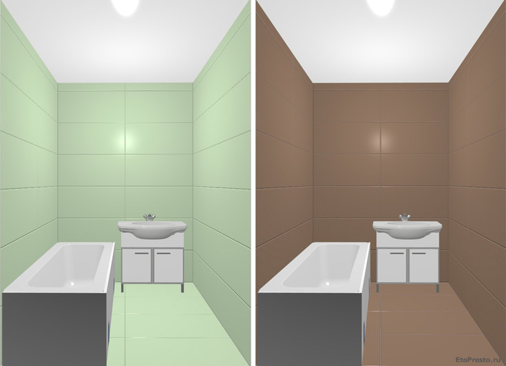 Выбираем цвет стен в помещении. Оттенок цвета и размер помещения